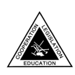 Montana Farmers Union triangle representing cooperation, education and legislation